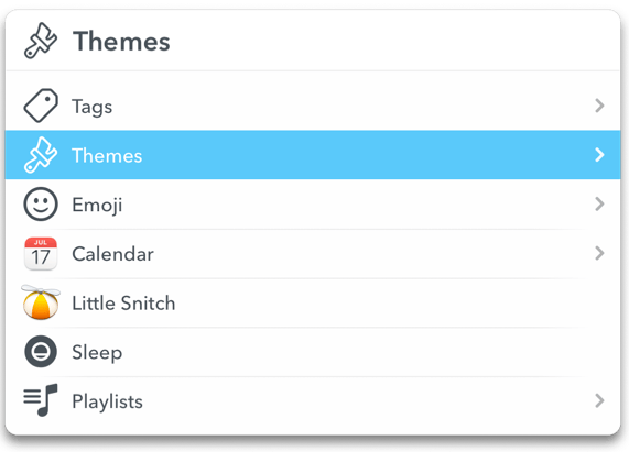 LaunchBar 启动器界面示例