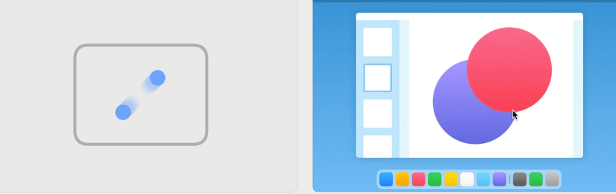 macOS 双指缩放操作演示